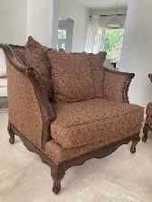 Chair and sofa with coffee table and side table - Photo 6
