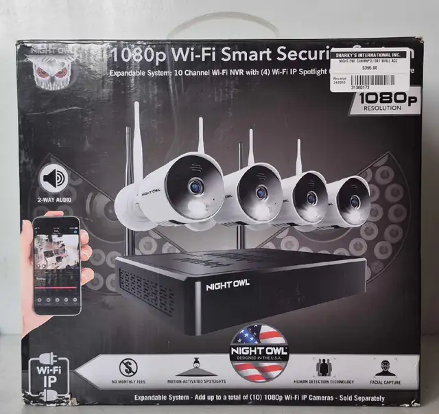 Night Owl CANWNP2L1041 1080p Smart Security System (31360173)