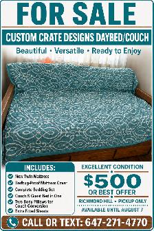 A COMPLETE COUCH AND GUEST-BED PACKAGE—READY TO ENJOY!