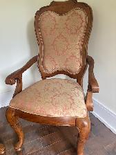 Dining set, high end wood dining table with 8 chairs - Photo 5