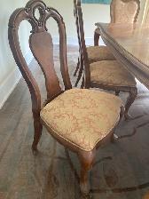 Dining set, high end wood dining table with 8 chairs - Photo 8