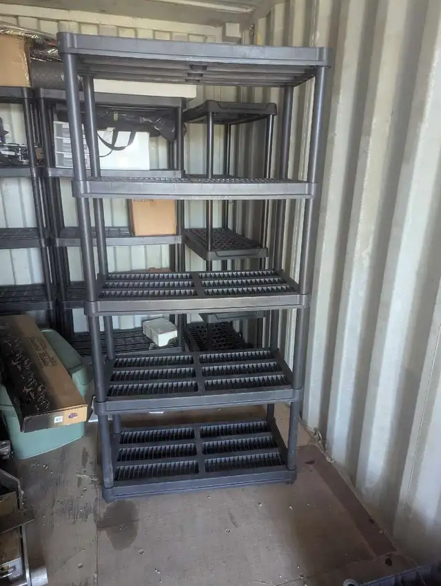 Storage shelves