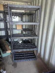 Storage shelves