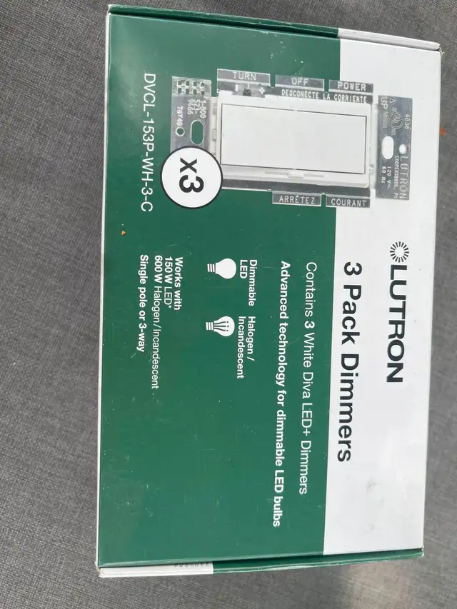 Lutron Diva LED  Dimmer 3-Pack