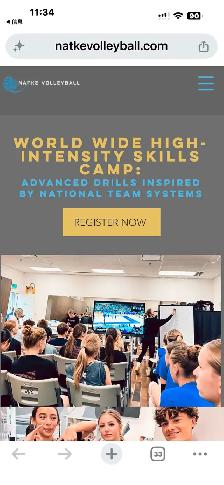 Natke Volleyball Camp Registration Transfer (Aug 10-14)