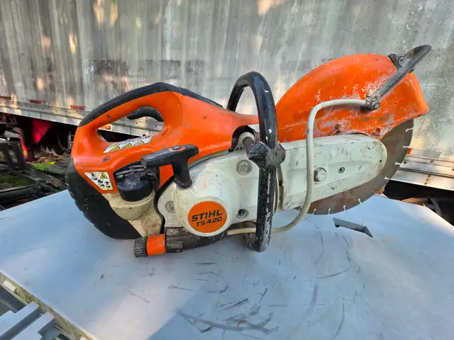14' Stihl TS420 Quick Cut Concrete Cement Saw Metal Cement Blade