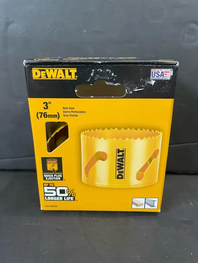DEWALT 3" 76MM HOLE SAW DAH180048