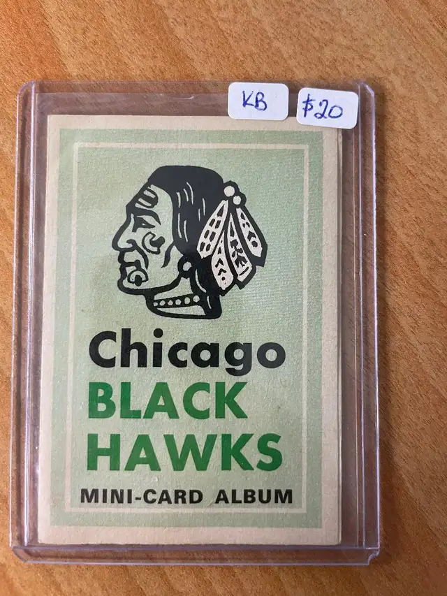 1969-70 OPC 4in1 #NNO Common Team Booklet (Chicago Blackhawks)