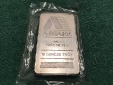 10 oz pure Silver Bar 4 Sale Buying Coins Gold Jewelry