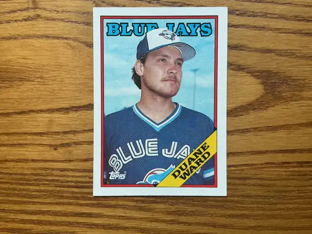 1988 TOPPS DUANE WARD Toronto Blue Jays Baseball Card #696 !