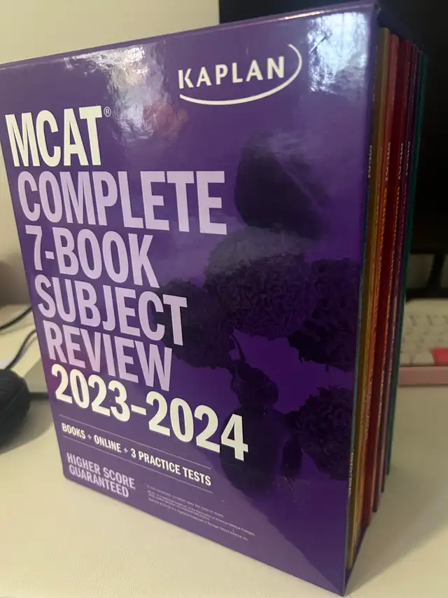 Kaplan MCAT Complete 7-Book Subject Review 2023-2024 (Brand New)