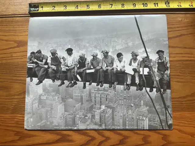 Lunchtime Atop a Skyscraper, New York 1932 Wall Art Photo Print