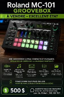 Groove Box ROLAND MC-101 Comme neuf