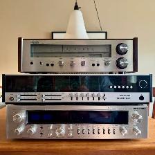 Three stereo receivers