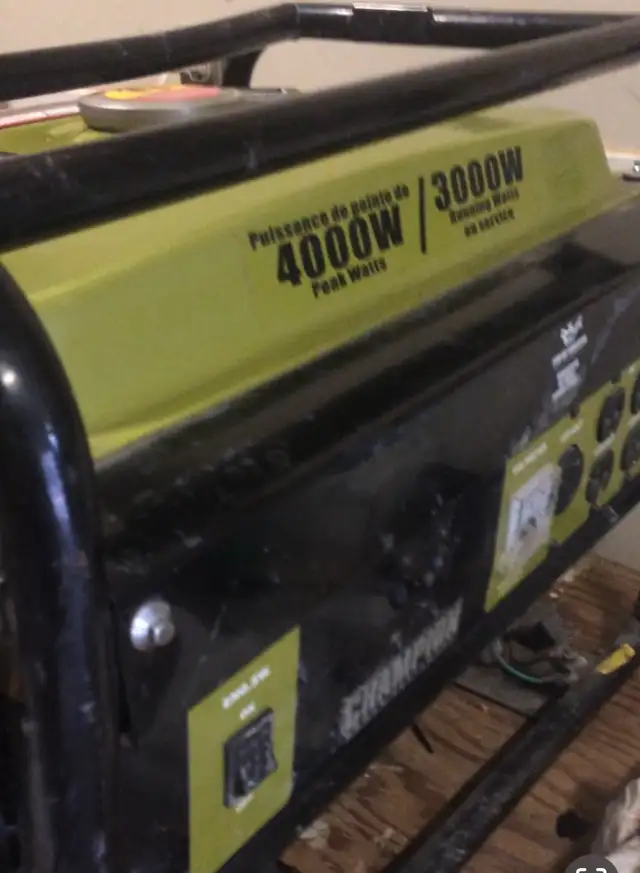4000 watt generator