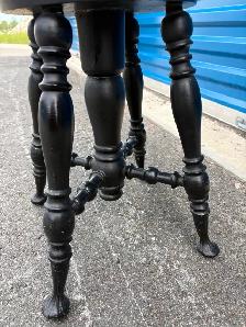 Antique Swiveling Piano Stool - Photo 5