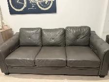 Leather Sofa Set