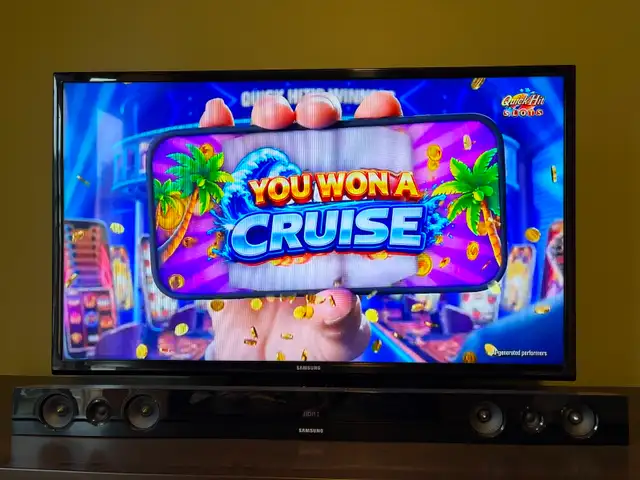 Samsung TV, Sound Bar and Sub.