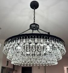 Modern Crystal Ring Chandelier