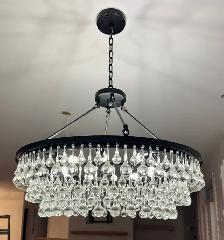 Modern Crystal Ring Chandelier - Photo 2