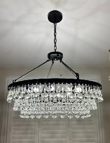 Modern Crystal Ring Chandelier - Photo 3