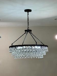 Modern Crystal Ring Chandelier - Photo 4