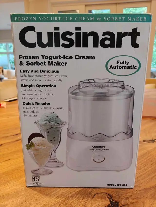 NEW Cuisinart Ice Cream Maker - $55