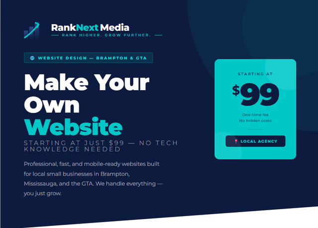 Get Your Business Online for $99 – Professional Website Design