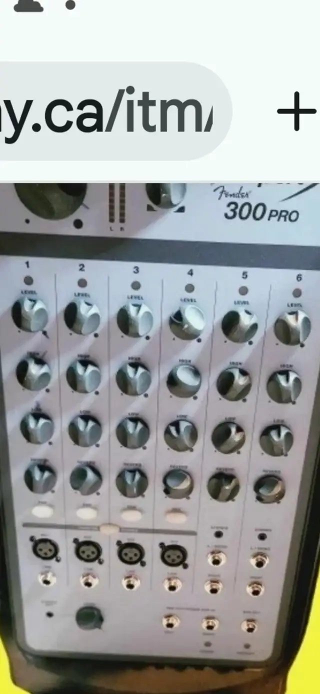 FENDER  SPEAKE  ET AMPLI PORTATIF   (PASSEPORT  300  PRO )