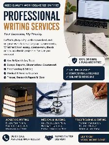 Professional Academic Writing , Editing & Research Support