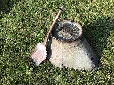 Vintage Galvanized coal pail or ash pail - Photo 4