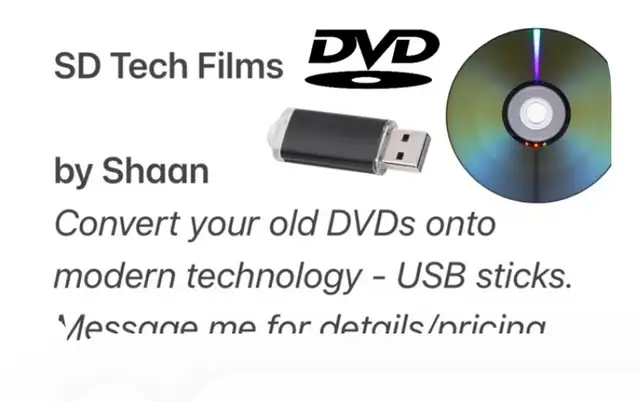 DVDs to USB stick