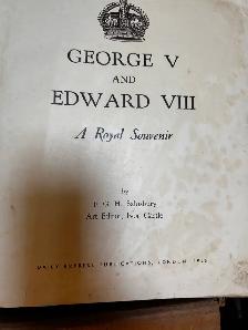 1936 King George 5th & King Edward 8th Royal  Souvenir - Photo 3