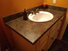 Bathroom Textured Counter Top