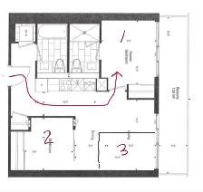 Master bedroom rent for Sep 1,  new condo at Front st E Toronto