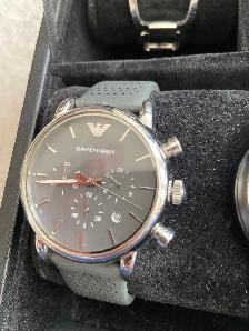 $100 Men’s Emporio Armani Luigi Grey Dial Chronograph Quartz. - Photo 10