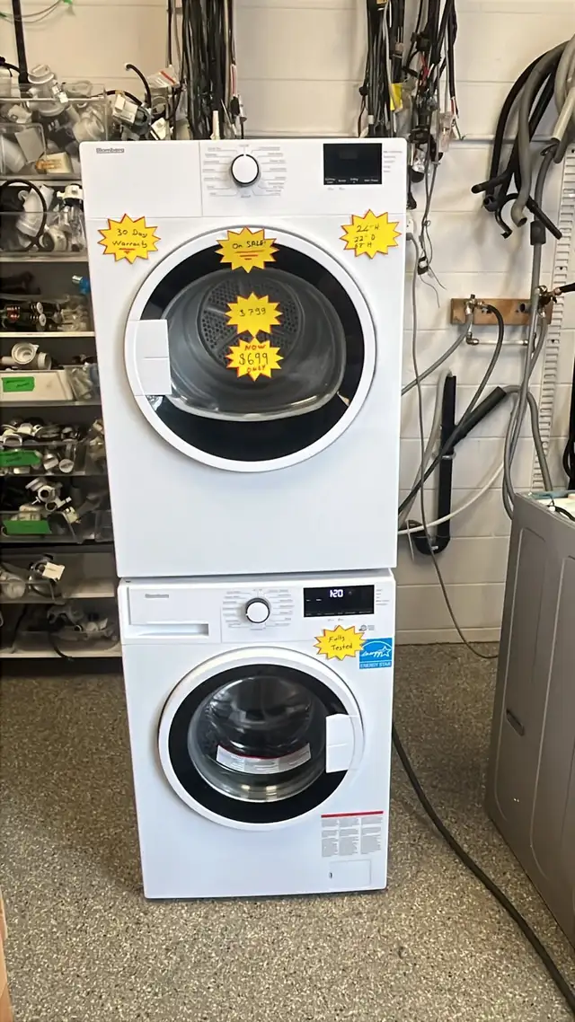 24"Apartment Size Blomberg German Quality Washer&Dryer