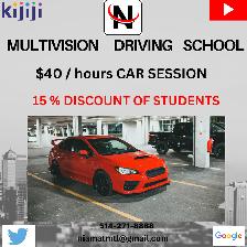 car private driving classes on exam routes