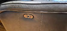 Full genuine leather power reclining couch - Photo 2
