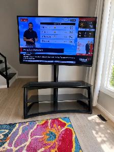 Glass TV Stand