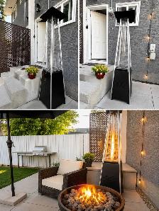 Patio Heater Glass Fire Tube