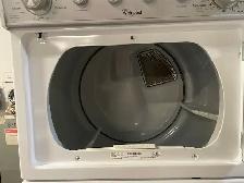 Laveuse sécheuse superposées Stacker blanche 27'' Whirlpool - Photo 3