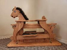 CHILD GLINDING HORSE