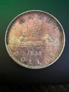 1935 Canada Dollar 80% Silver