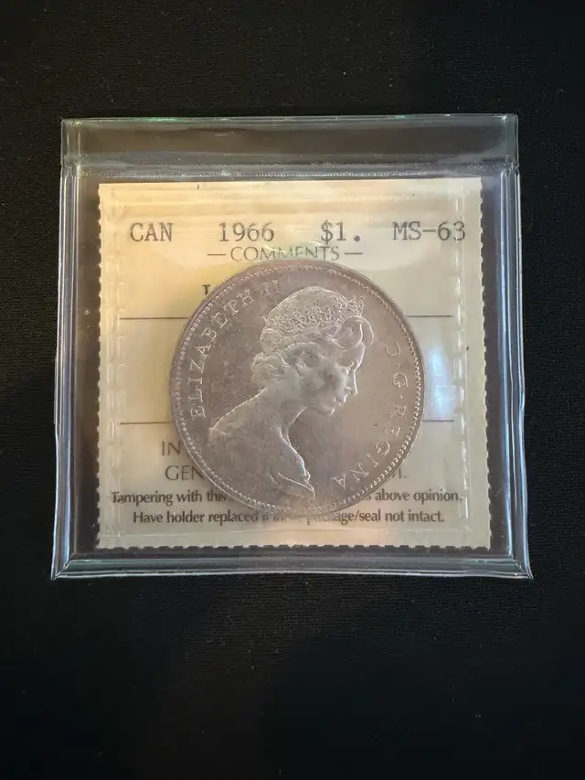 1966 Canada Dollar ICCS MS-63