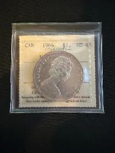 1966 Canada Dollar ICCS MS-63