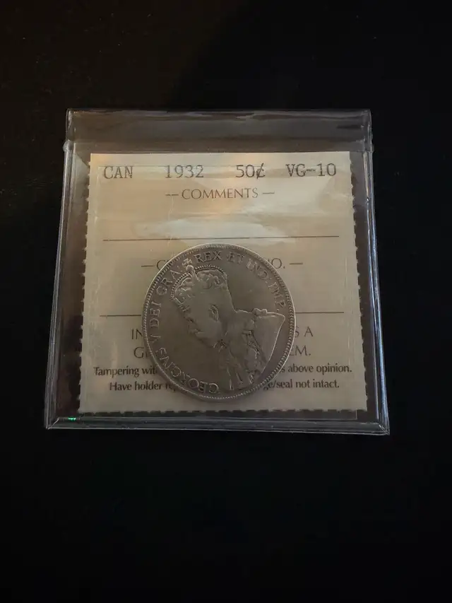1932 Canada 50c ICCS VG-10