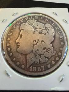 1887-O Morgan Silver Dollar 90% Silver - Photo 2