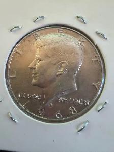 1968 USA Kennedy Half Dollar 40% Silver - Photo 2
