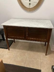 Carrara Marble Top Washstand - Photo 3